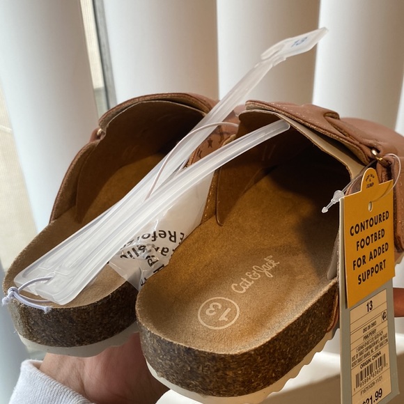 NWT Cat & jack girls slip ons size 13 - Picture 6 of 9